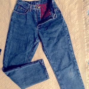LLBean Retro flannel lined jeans